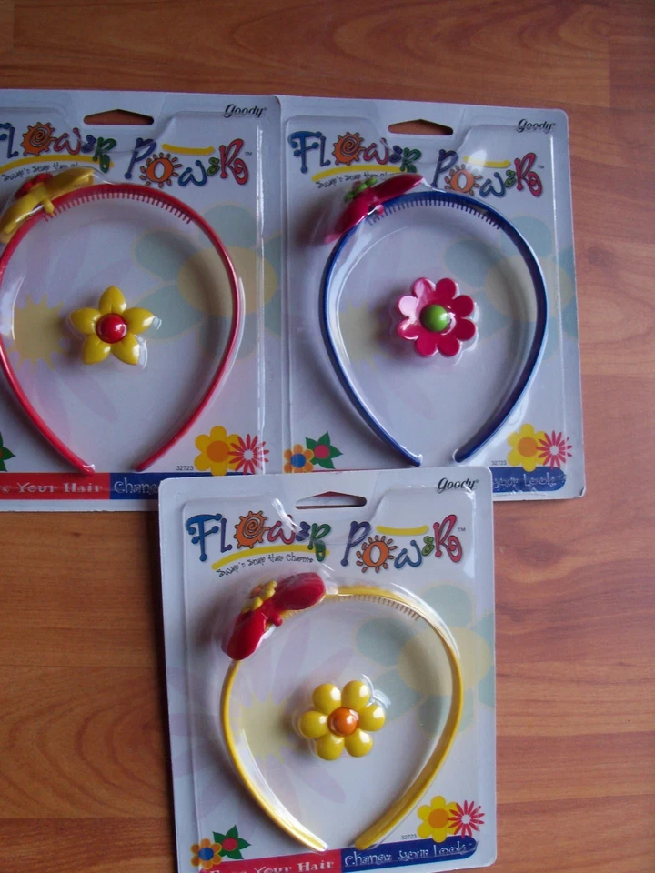 Diadema intercambiable de plástico NOS multicolor 1997 Goody Hair Products niñas  Foto 1 de 1