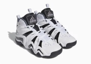 Adidas Crazy 8 Bianco Nero Panda IE7198 Uomo Taglia 11 NUOVISSIME - Foto 1 di 5