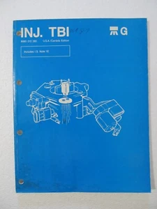 1983- 1987 Jeep Cherokee Wrangler Encore GTA Throttle Body Injection Shop Manual - Picture 1 of 11
