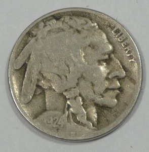 Buffalo Nickel 1924-S MUY BUENO 5c - Imagen 1 de 4
