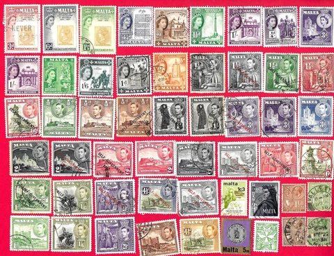 MALTA STAMPS USED FREE SHIPPING! Cover