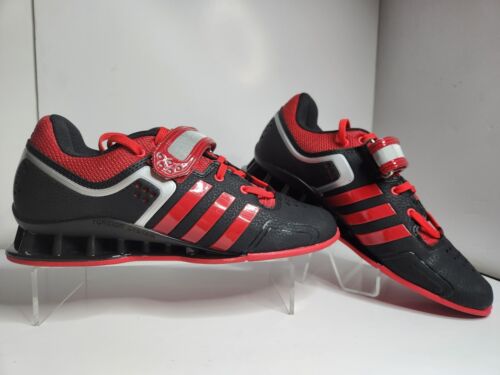 Adidas Adipower Weightlifting Shoes Mens Size 6 Black Red Amazing Condition