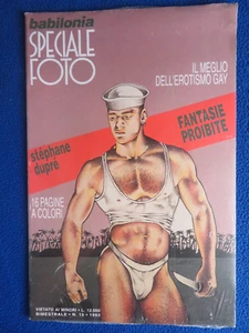 VINTAGE ITALIAN  BABILONIA SPECIALE FOTO  1993  TOM OF FINLAND LIKE  RARE - Picture 1 of 1