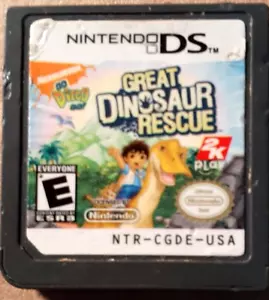 Go, Diego, Go!: Great Dinosaur Rescue (Nintendo DS, 2008) VG Shape & Tested - Foto 1 di 2