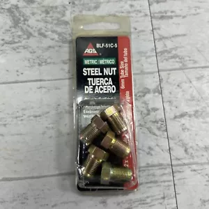 Tuerca métrica de acero AGS BLF-51C-5 M12 x 1,0 burbuja nueva - Imagen 1 de 6