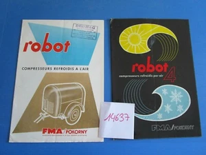 N°14637 / ROBOT compresseurs refroidis par air : 2 catalogues français 1955-59 - Picture 1 of 1