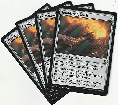 ✪ 4 MAGIC The Gathering TRAILBLAZER TORCH Artifact PLAYSET CLB/EN NM/EX - Bild 1 von 2