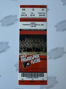 2006 Atlanta Thrashers Flyers Ticket 26.10.06 Peter Forsberg Goal - Bild 1 von 1