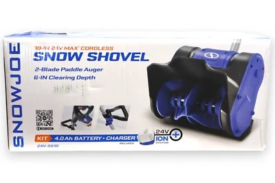 Kit de pala de nieve inalámbrica Snow Joe 24V-SS10 24 voltios IONMAX Foto 1 de 3