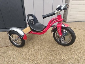 Schwinn Roadster Trike Retro Kids Tricycle Classic Red Pedals Chrome Handlebar - Picture 1 of 15