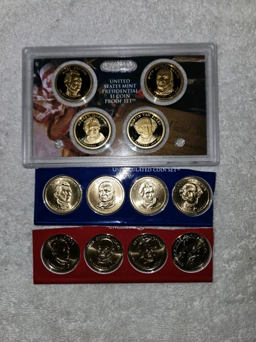 2008 PDS Presidential Dollar Proof and Mint Set  BU - Uncirculated Cover