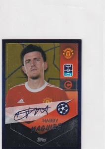 Topps Champions League Pegatinas CL 21/22 Núm 450 Harry Maguire Capitán - Picture 1 of 1
