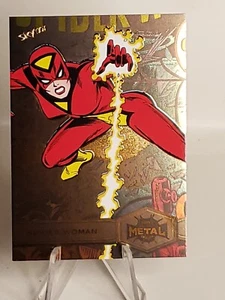 2021 Skybox Marvel Metal Universe Spider-Man Gold Spider-Woman #187 - Picture 1 of 2