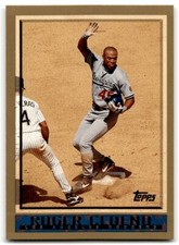 1998 Topps Baseball Card Roger Cedeno Los Angeles Dodgers #371