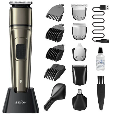 SEJOY All-in-1 Professional Hair Clippers Cordless Electric Trimmer Beard Shaver