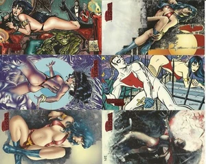 VAMPIRELLA GALLERY WIDE VISION BASE CARDS - YOU PICK - SEE DESCRIPTION - TOPPS - Picture 1 of 4