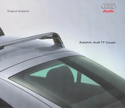 Audi TT Coupe 8N Accessories Brochure Brochure 1999 AS - Image 1 of 3