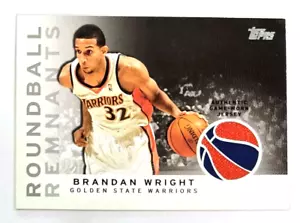 2009-10 Topps Brandan Wright Roundball Remnants #RR-BW - Picture 1 of 2