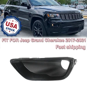 For Jeep Grand Cherokee 2017-2021 Front Bumper Fog Light Cover Left Driver Side - Picture 1 of 9