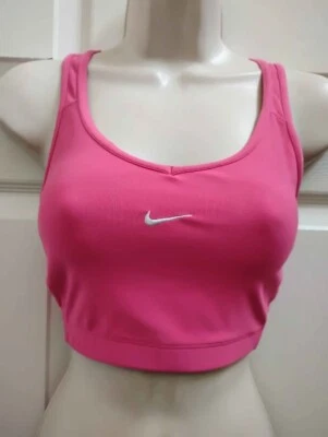 Sujetador deportivo Nike Logo rosa fucsia talla grande Foto 1 de 4