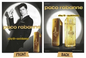 PACO RABANNE Herrendüfte 2-teiliges Magazin DRUCK AD 2015 SEAN O'PRY Version #2 - Bild 1 von 2