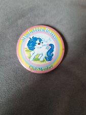 Vintage My Little Pony G1 Club Member Pin Badge 