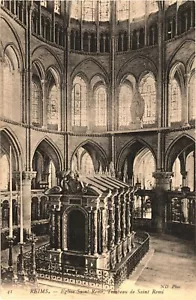 Tomb of Saint Remi Inside The Basilica of Saint-Remi, Reims, France Postcard - Picture 1 of 2