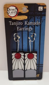 Demon Slayer Tanjiro Kamado Earrings Spirit Halloween Costume Cosplay Brand New - Picture 1 of 7