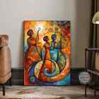 Vintage Beauty African Abstract Women Canvas Painting Canvas Wall Art Home Decor