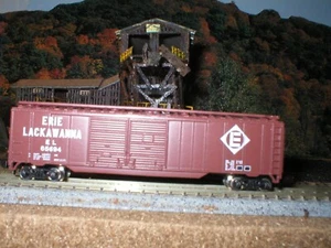 N Scale Atlas 3629 50' Double Door Boxcar Erie Lackawanna #65694 - Picture 1 of 5