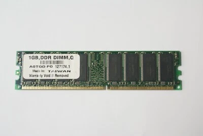AOTQD 1GB PC3200 400Mhz DDR DIMM Desktop Memory RAM  - Image 1 of 3