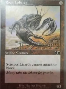 1x MTG Magic The Gathering TCG Rock Lobster - Unglued - Picture 1 of 2