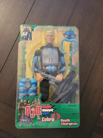 G.I. Joe vs. Cobra Depth Charge 1:6 Scale Hasbro Toy Soldier - 2003 Cover