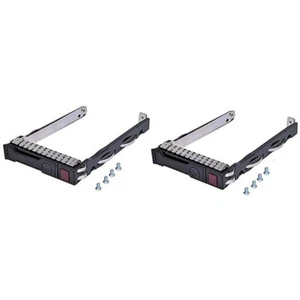 2.5" SAS SATA Hard Disk Drive Tray Caddy SFF For HP Gen8 G8 Gen9 G9 X4T7 - Photo 1/3