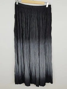 UNIQLO x INES DE LA FRESSANGE Womens Size M or 12 Twist Pleated Ombre Long Skirt - Picture 1 of 6