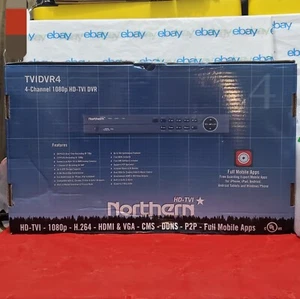 Northern NTH-TVIDVR42T TVIDVR4 Digital Video R 4-Channel 1080p HD-TVI DVR 2TB - Picture 1 of 11