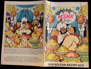 original MOSAIK Hannes Hegen Nummer 214 Der Sultan räumt auf DDR - Bild 1 von 2