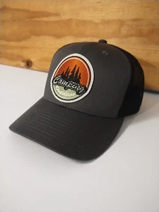 CAMPING OUTDOOR PINE TREE PATCH DECKY  GREEN BLACK SNAP BACK FASHION  - Picture 1 of 4