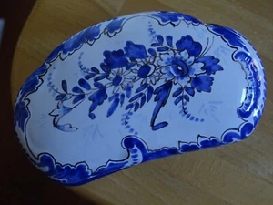 NEVERS BOITE A BIJOUX EN FAIENCE  ARTISTE E GEORGES - Imagen 1 de 9