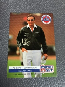 Al Davis Oakland Raiders 1992 Pro Set HOF Inductees #SC2 Syracuse Orange - Picture 1 of 2