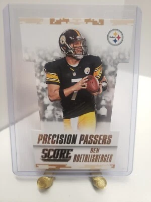 2015 Score Precision Passers Desert Camo Football Card #9 Ben Roethlisberger - Image 1 of 2
