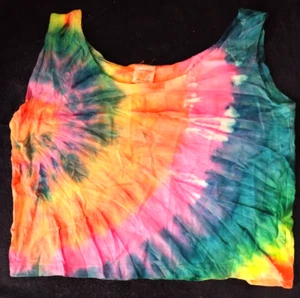 Tank Top--Tye Die Multi-Color-Size Small-100% Cotton - Picture 1 of 3