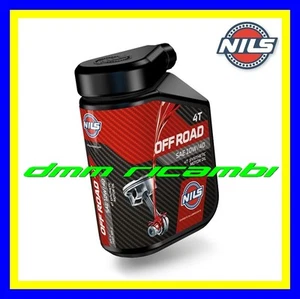 1 Litro Olio Motore 4T NILS OFF ROAD 10W40 Sintetico OFFROAD ENDURO MOTARD CROSS - Foto 1 di 1