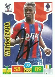 WILFRIED ZAHA SIGNED CRYSTAL PALACE 2019/2020 ADRENALYN XL TRADING CARD+COA - Picture 1 of 1