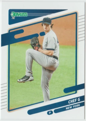 2021 Donruss Baseball Variations #212 Gerrit Cole "Chef G" - Image 1 of 2