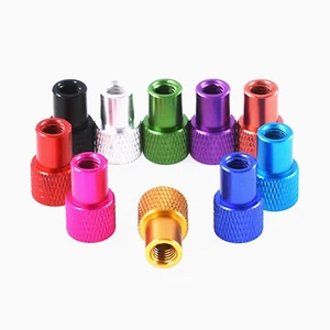 Knurled Thumb Nuts M3 M4 M5 M6 Aluminum Alloy Hand Grip Knobs Nuts Blind Hole - Picture 1 of 11