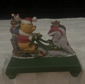 Colgador doble de Navidad de hierro fundido Winnie the Pooh Eeyore de Disney - Imagen 1 de 6