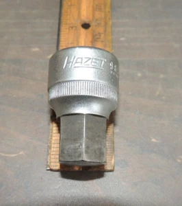 17 mm HAZET 985 Hex Head Socket 1/2" Drive WEST GERMANY, CHROM VANADIUM, LARGE A - Picture 1 of 14