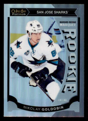 2015-16 O-Pee-Chee Platinum Marquee Rookies Rainbow #M19 Nikolay Goldobin - Image 1 of 2