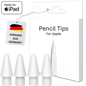 4x Pack iPad Stift Spitze für Apple Pencil Spitze 1 / 2 Spitze Ersatzspitzen POM - Bild 1 von 7